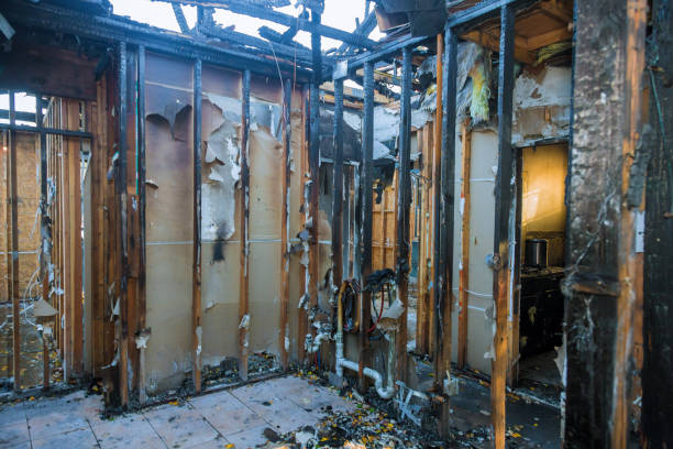Professional Fire Damage Removal technician working in Tyhee, ID